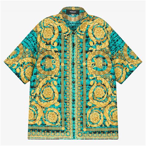 versace crocodile shirt|Versace crocodile.